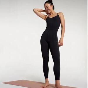 New Calia Black Inspire Bodysuit Jump Suit Women's L